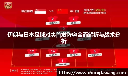 伊朗与日本足球对决首发阵容全面解析与战术分析